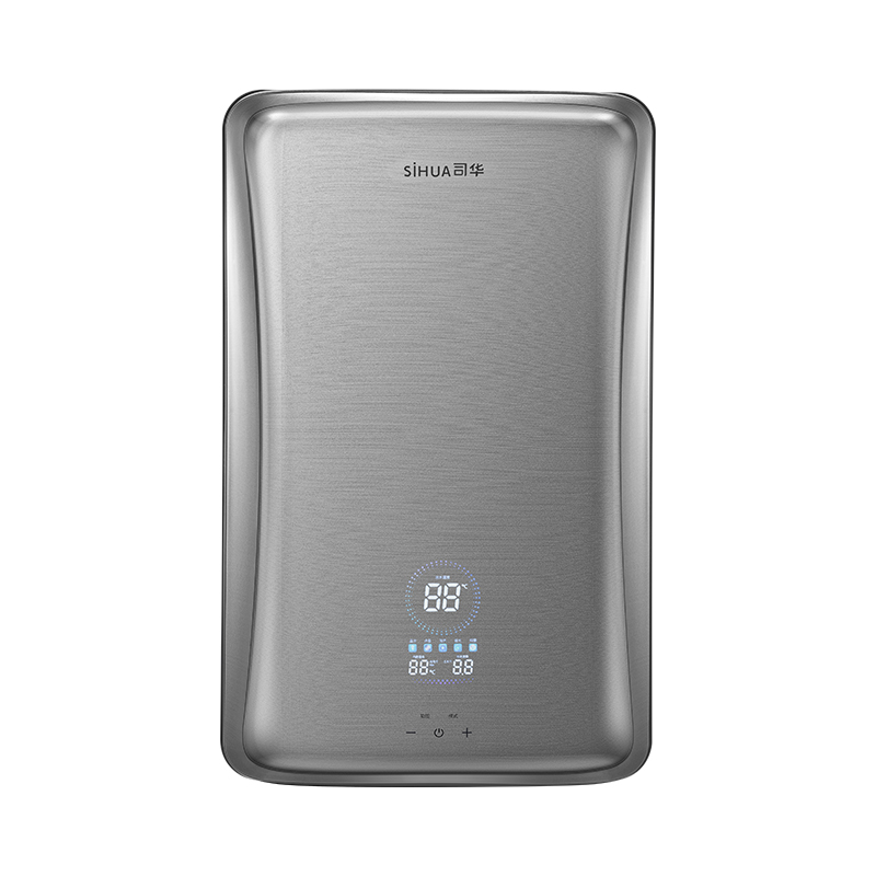 司华（SIHUA）C949-25 双模速热电热水器 智能变频恒温 5500W 拉丝灰